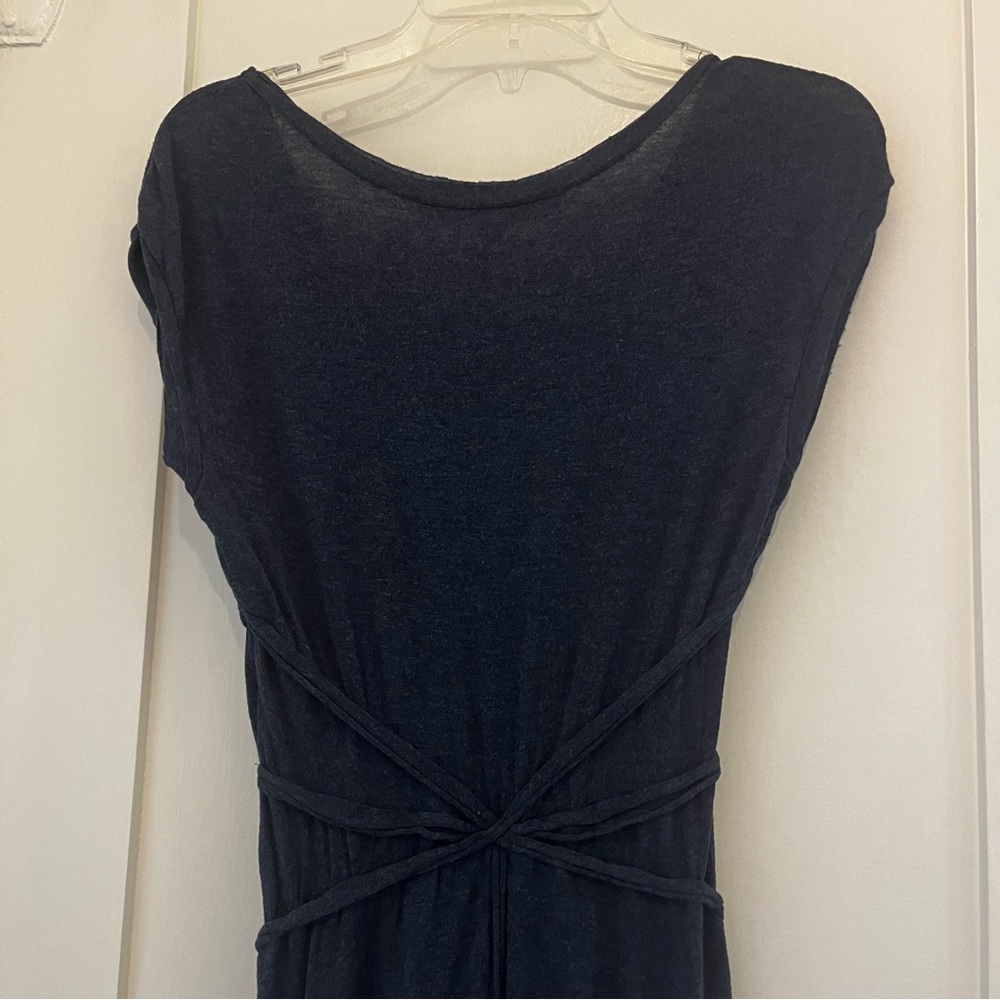 Max Studio Indigo Scoopneck Midi Dress - Size Medium - Picture 8 of 8